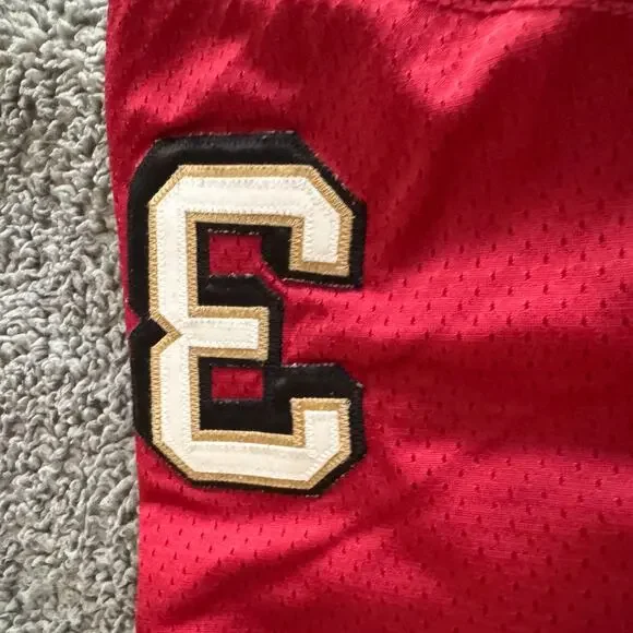 Vintage 2001 Authentic Adidas Jason Moore NFL San Francisco 49ers Jersey 50 RARE